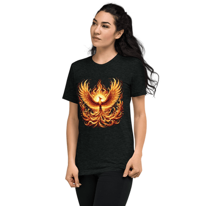 Kurzärmeliges Tri-Blend T-Shirt "Phoenix"