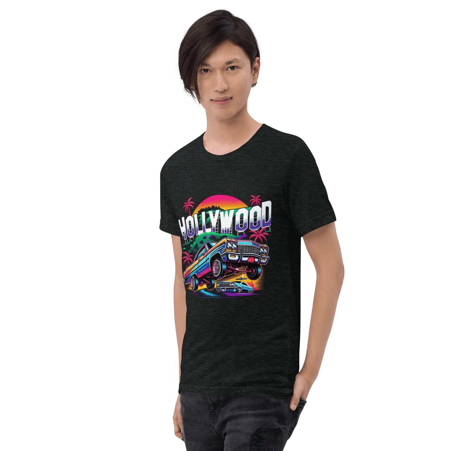 Kurzärmeliges Tri-Blend T-Shirt "Hollywood" - Artexio