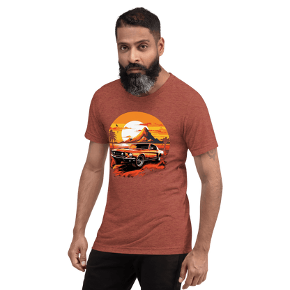 Short-sleeved tri-blend T-shirt "Ford Mustang"