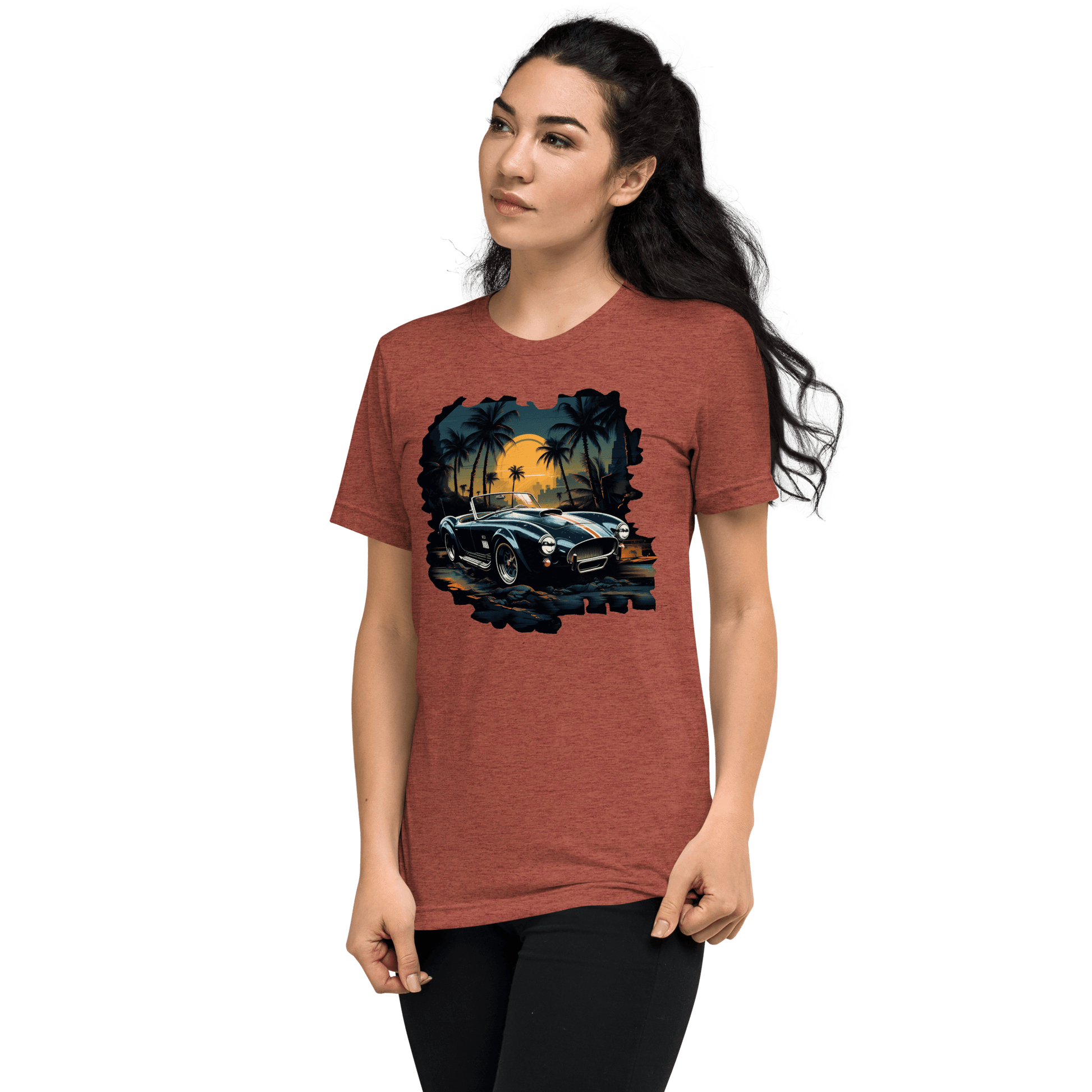 Kurzärmeliges Tri Blend T-Shirt "Shelby Cobra" - Artexio