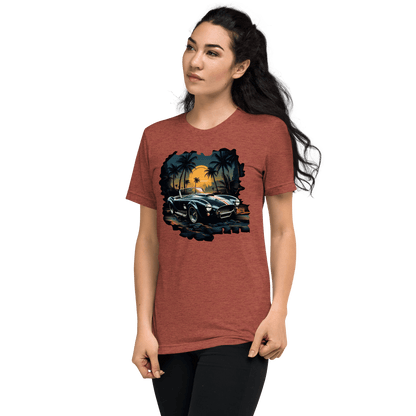 Kurzärmeliges Tri Blend T-Shirt "Shelby Cobra" - Artexio