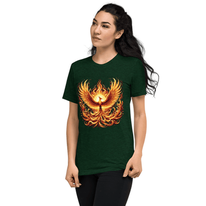 Kurzärmeliges Tri-Blend T-Shirt "Phoenix"