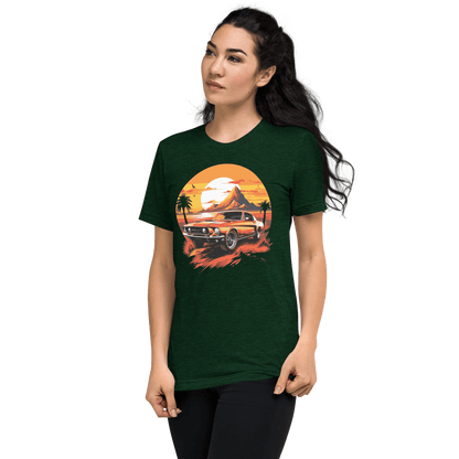 Short-sleeved tri-blend T-shirt "Ford Mustang"