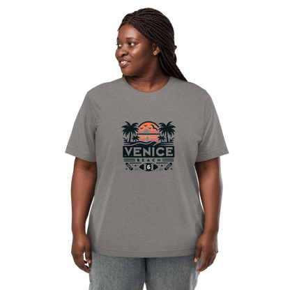 Kurzärmeliges Tri Blend T-Shirt "Venice Beach" - Artexio