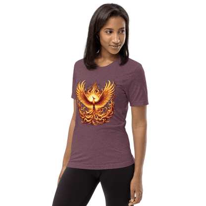 Kurzärmeliges Tri-Blend T-Shirt "Phoenix"