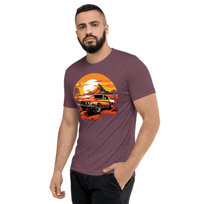 Short-sleeved tri-blend T-shirt "Ford Mustang"