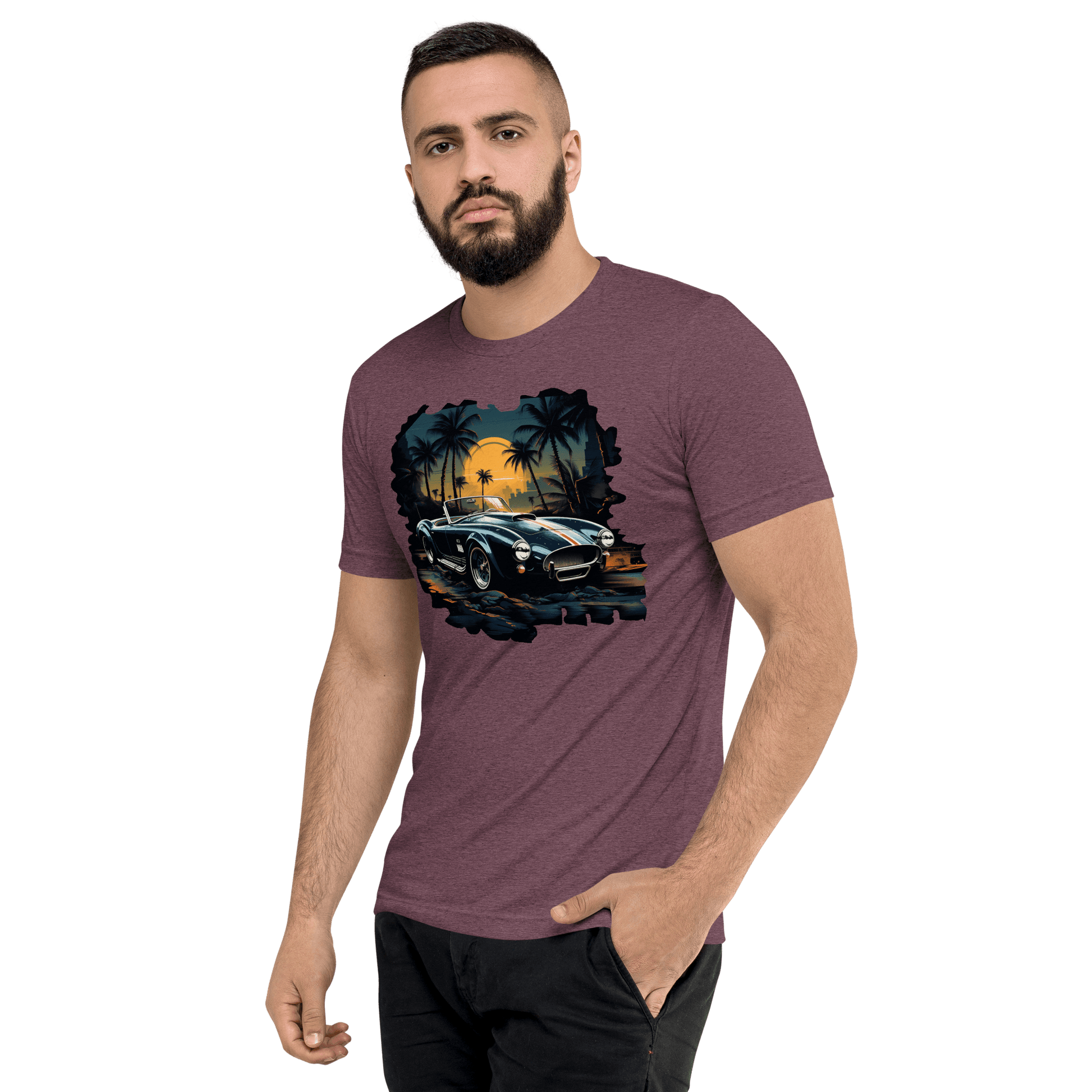 Kurzärmeliges Tri Blend T-Shirt "Shelby Cobra" - Artexio