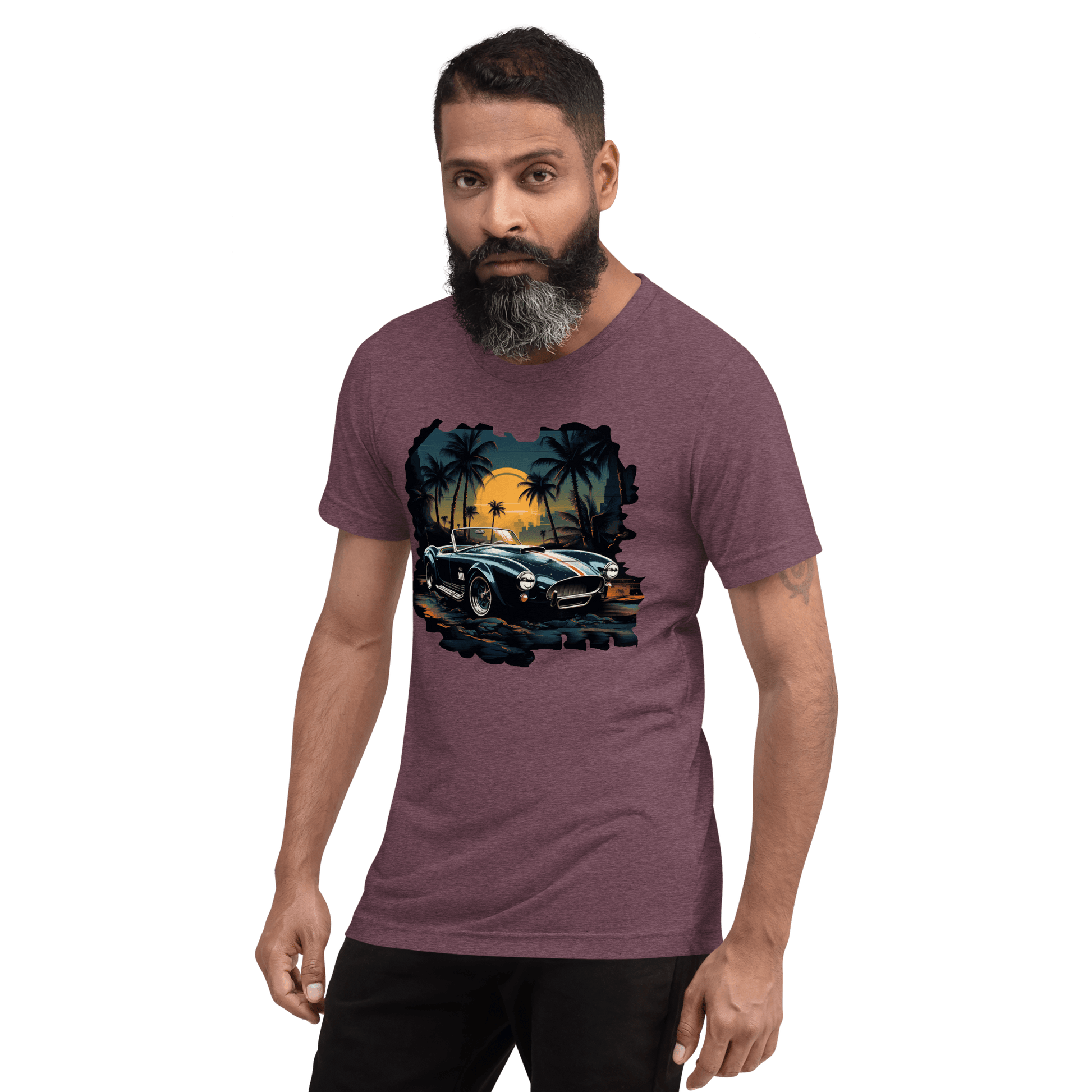 Kurzärmeliges Tri Blend T-Shirt "Shelby Cobra" - Artexio