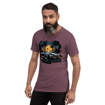 Kurzärmeliges Tri Blend T-Shirt "Shelby Cobra" - Artexio