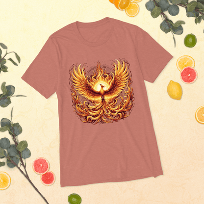 Kurzärmeliges Tri-Blend T-Shirt "Phoenix"