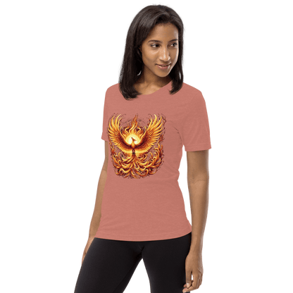 Kurzärmeliges Tri-Blend T-Shirt "Phoenix"