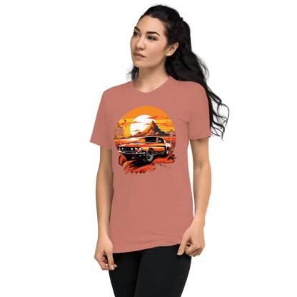 Short-sleeved tri-blend T-shirt "Ford Mustang"