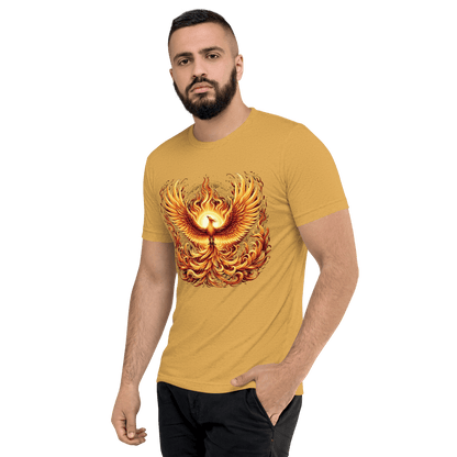 Kurzärmeliges Tri-Blend T-Shirt "Phoenix"