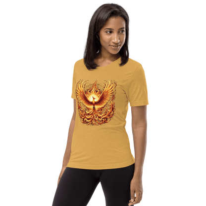 Kurzärmeliges Tri-Blend T-Shirt "Phoenix"