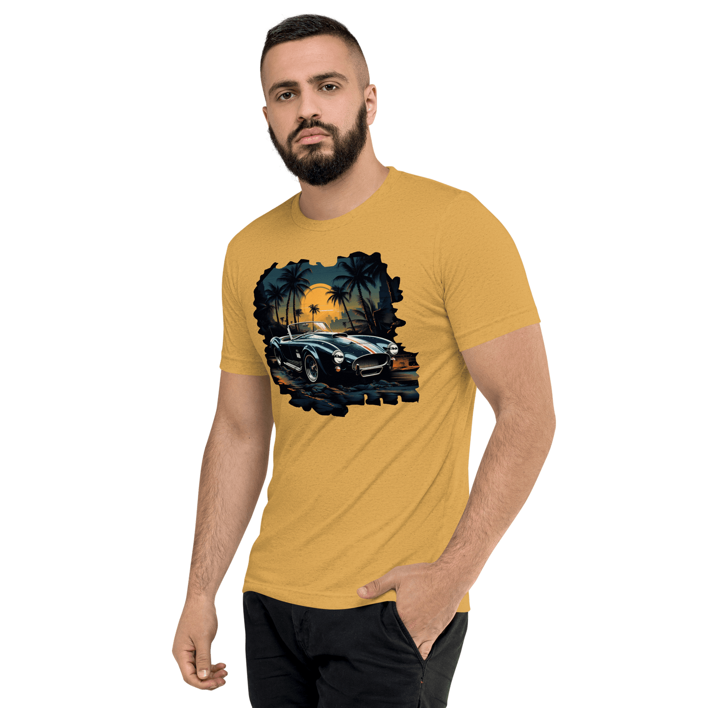 Kurzärmeliges Tri Blend T-Shirt "Shelby Cobra" - Artexio