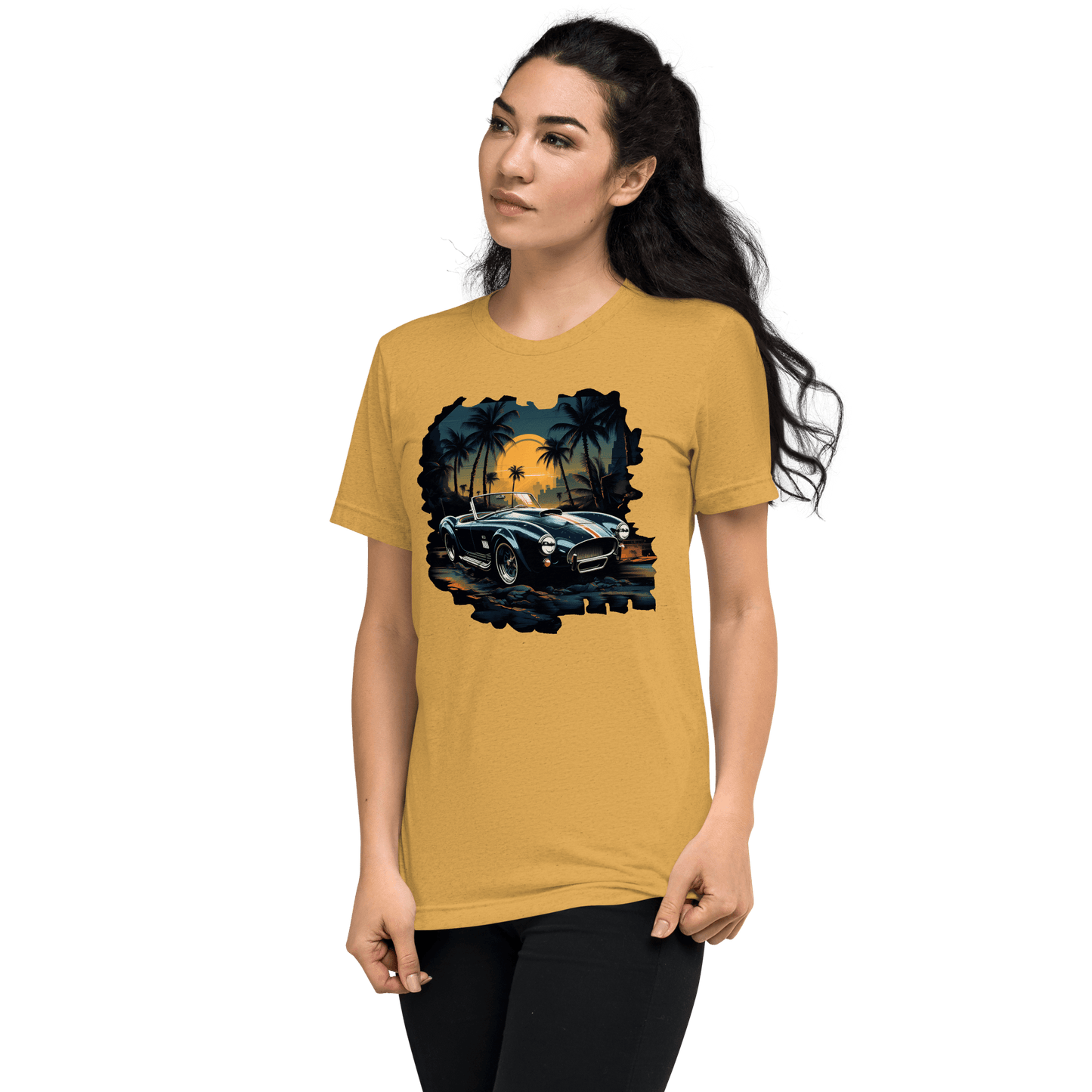 Kurzärmeliges Tri Blend T-Shirt "Shelby Cobra" - Artexio