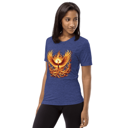 Kurzärmeliges Tri-Blend T-Shirt "Phoenix"