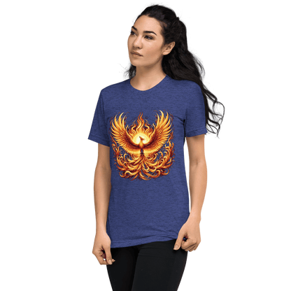 Kurzärmeliges Tri-Blend T-Shirt "Phoenix"