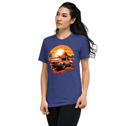 Short-sleeved tri-blend T-shirt "Ford Mustang"