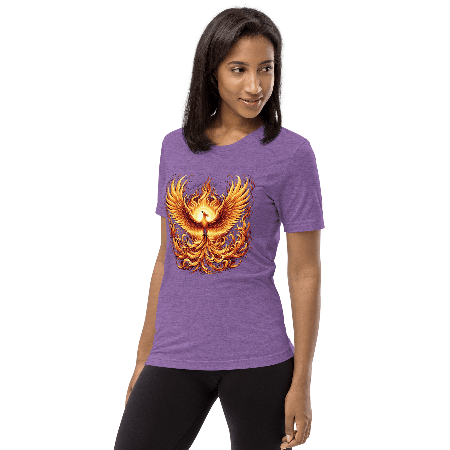 Kurzärmeliges Tri-Blend T-Shirt "Phoenix"