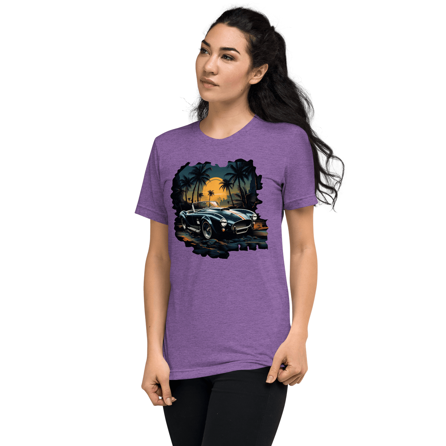 Kurzärmeliges Tri Blend T-Shirt "Shelby Cobra" - Artexio