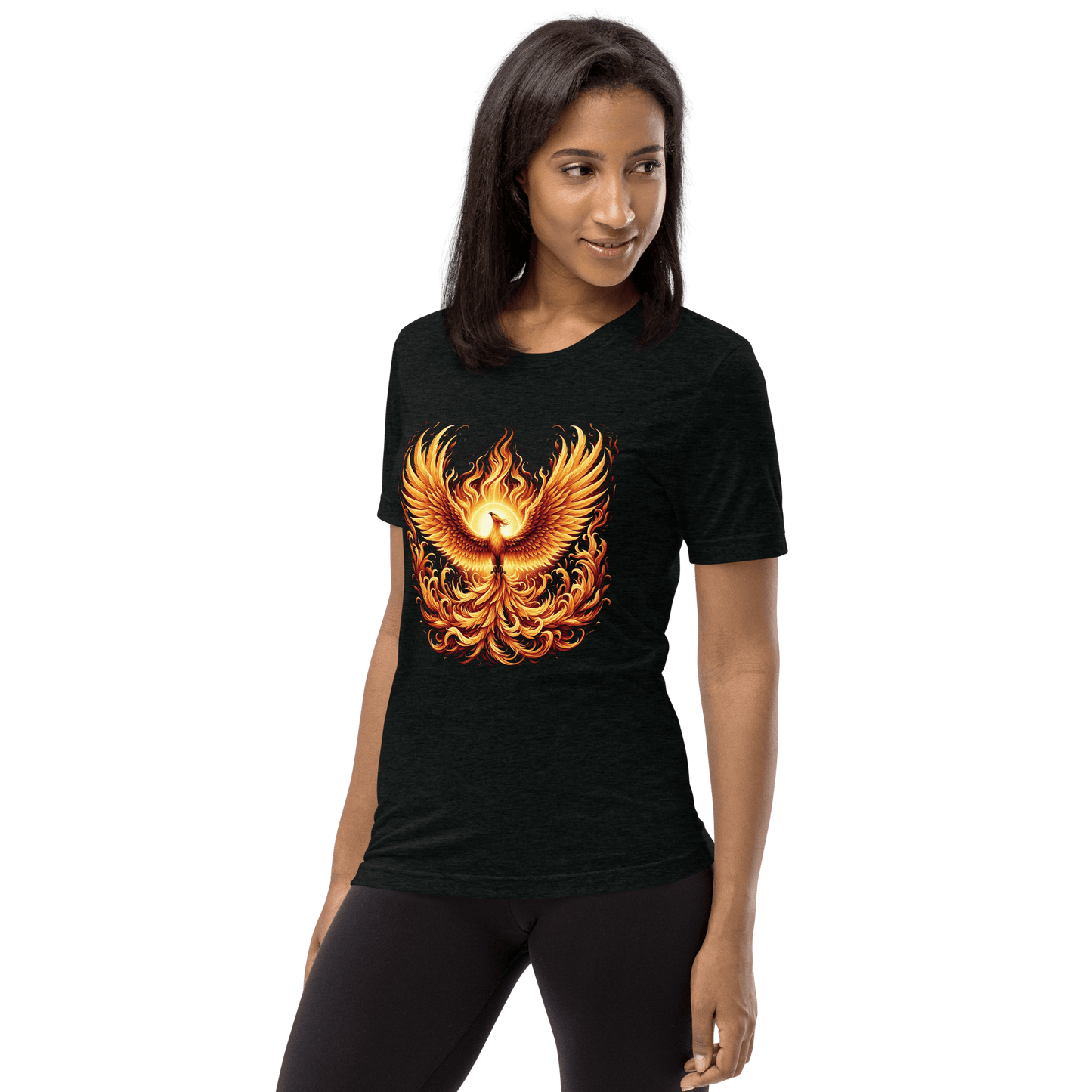 Kurzärmeliges Tri-Blend T-Shirt "Phoenix"