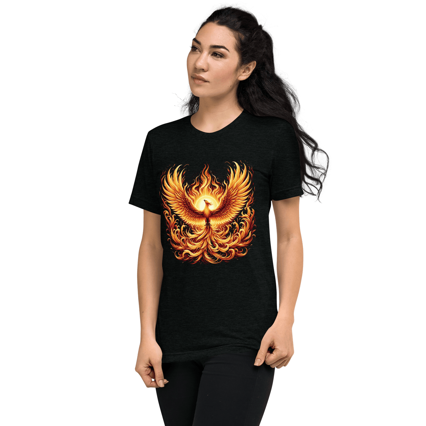 Kurzärmeliges Tri-Blend T-Shirt "Phoenix"