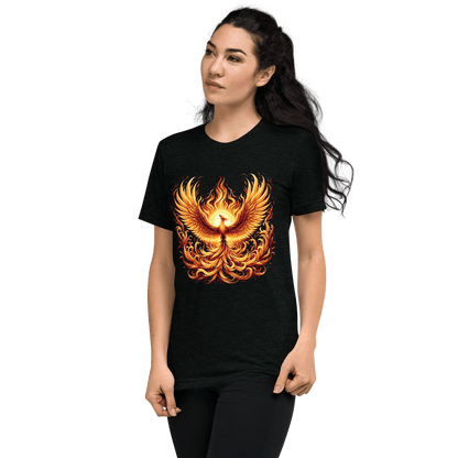 Kurzärmeliges Tri-Blend T-Shirt "Phoenix"