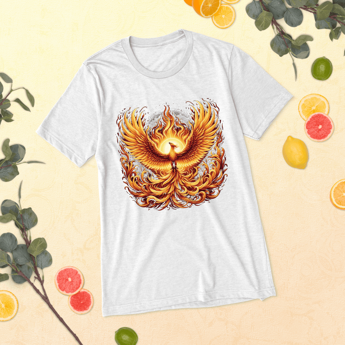 Kurzärmeliges Tri-Blend T-Shirt "Phoenix"