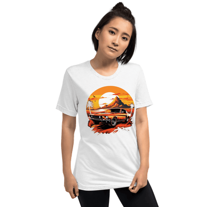 Short-sleeved tri-blend T-shirt "Ford Mustang"