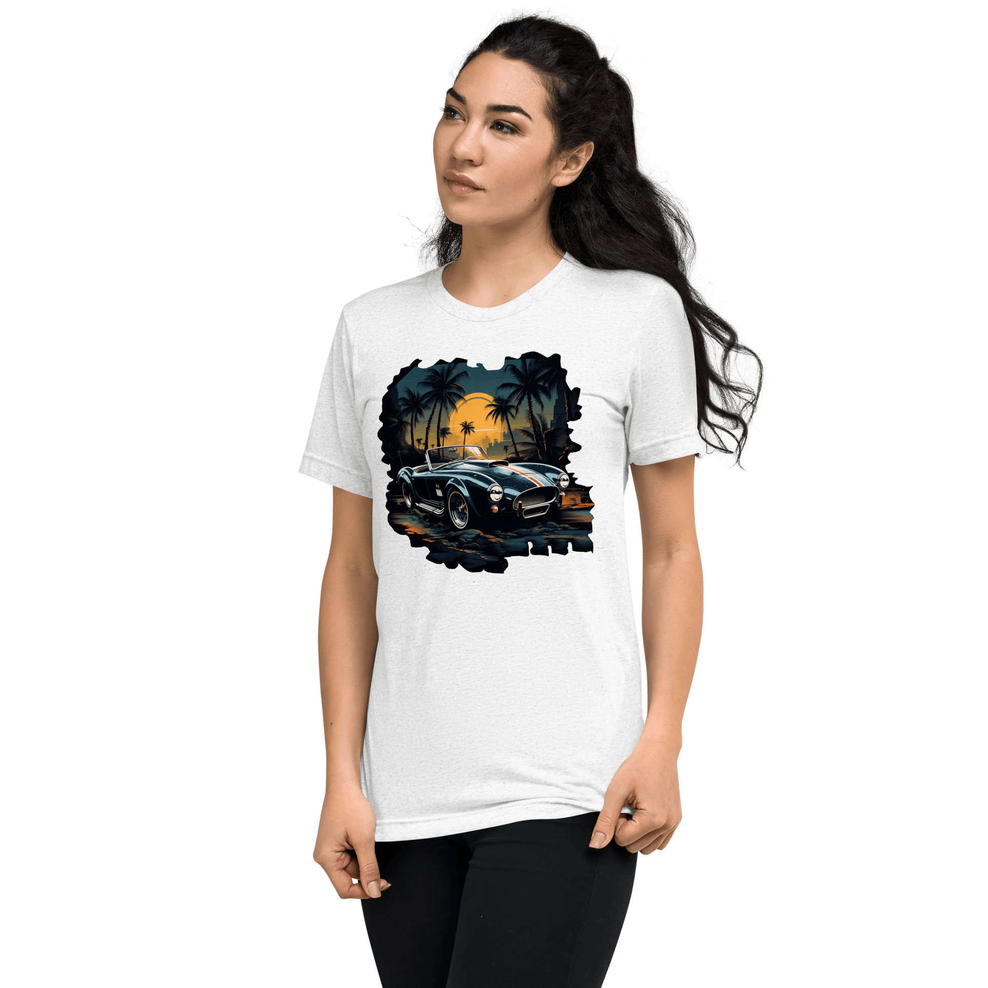 Kurzärmeliges Tri Blend T-Shirt "Shelby Cobra" - Artexio