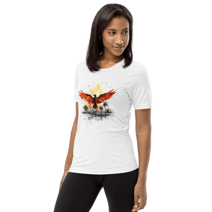 Kurzärmeliges Tri Blend T-Shirt "Firebird" - Artexio