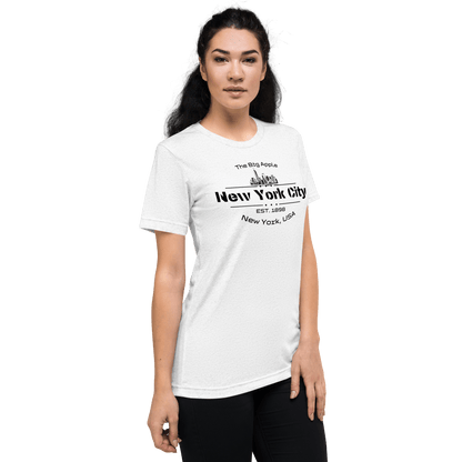 Kurzärmeliges Tri Blend T-Shirt "New York City" - Artexio