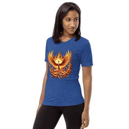 Kurzärmeliges Tri-Blend T-Shirt "Phoenix"