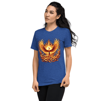 Kurzärmeliges Tri-Blend T-Shirt "Phoenix"