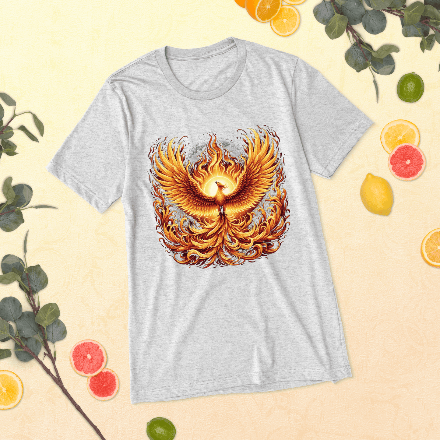 Kurzärmeliges Tri-Blend T-Shirt "Phoenix"