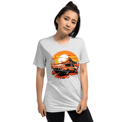 Short-sleeved tri-blend T-shirt "Ford Mustang"