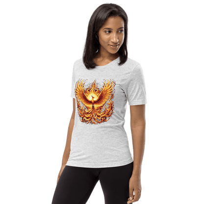 Kurzärmeliges Tri-Blend T-Shirt "Phoenix"