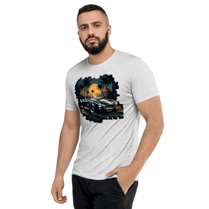 Kurzärmeliges Tri Blend T-Shirt "Shelby Cobra" - Artexio