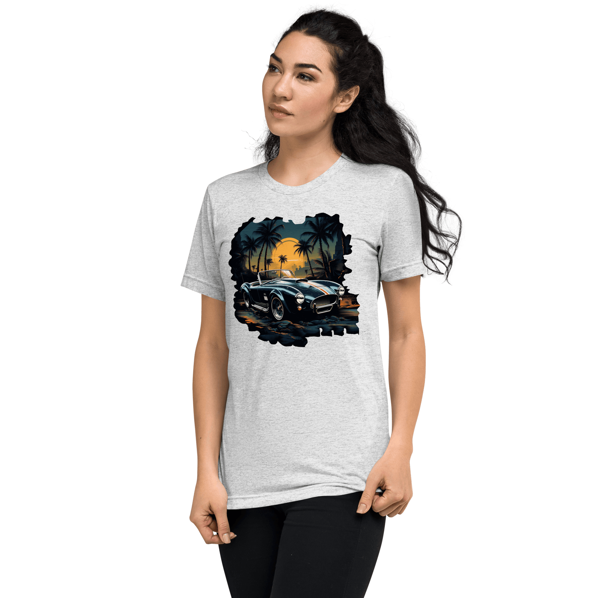 Kurzärmeliges Tri Blend T-Shirt "Shelby Cobra" - Artexio