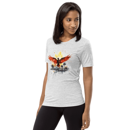 Kurzärmeliges Tri Blend T-Shirt "Firebird" - Artexio