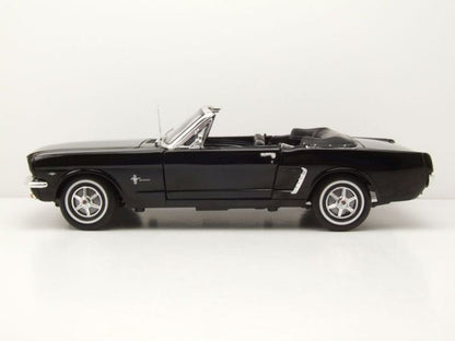 Welly Ford Mustang Cabrio 1964 - Black 1:18 Modell - Artexio