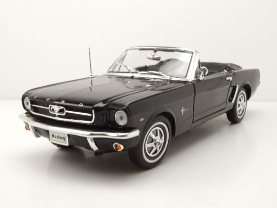 Welly Ford Mustang Cabrio 1964 - Black 1:18 Modell - Artexio