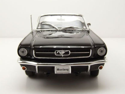Welly Ford Mustang Cabrio 1964 - Black 1:18 Modell