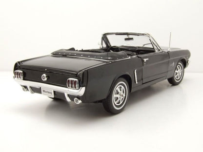Welly Ford Mustang Cabrio 1964 - Black 1:18 Modell