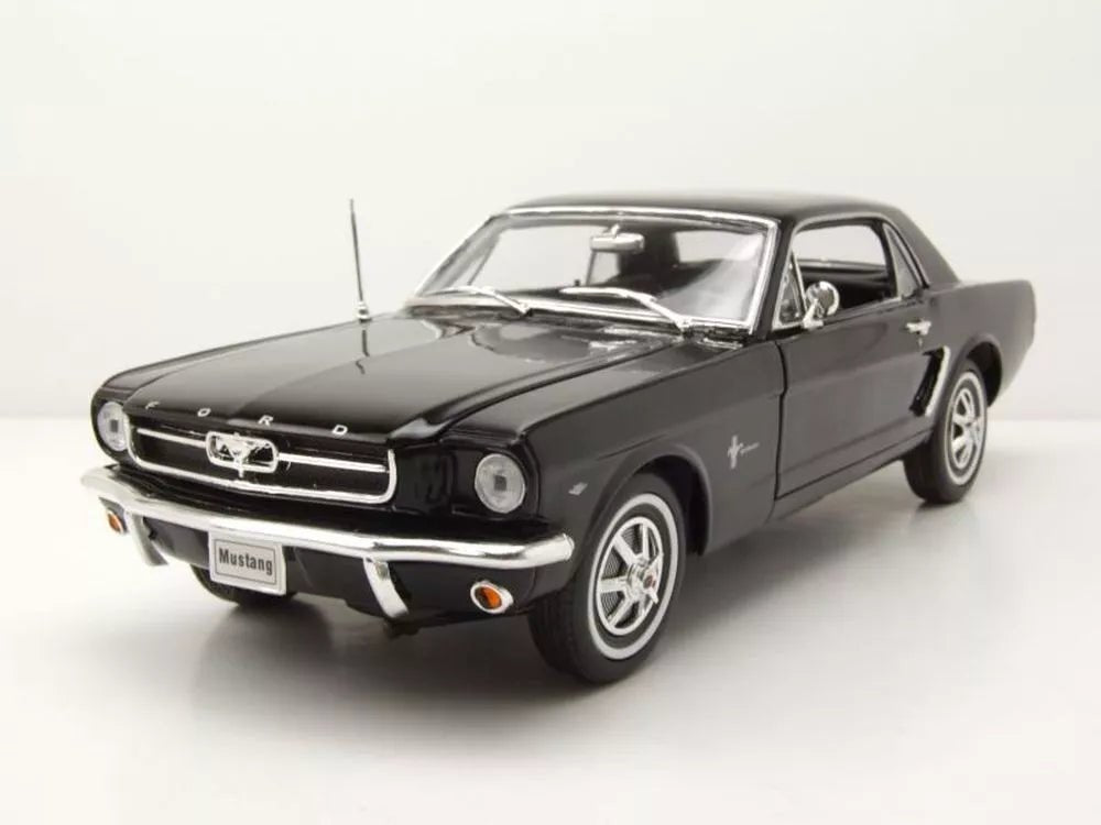 Welly Ford Mustang Coupe 1964 - Black 1:18 model - Artexio