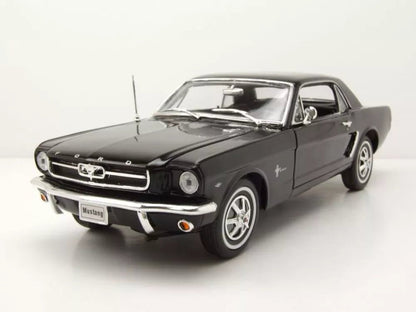 Welly Ford Mustang Coupe 1964 - Black 1:18 model - Artexio