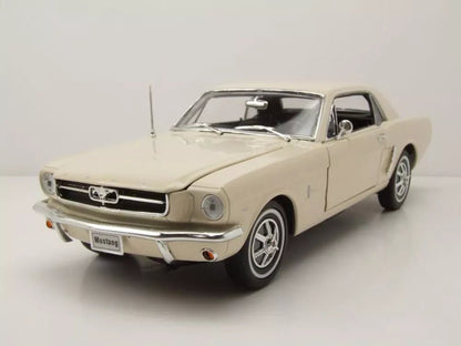 Welly Ford Mustang Coupe - White 1:18 Modell - Artexio