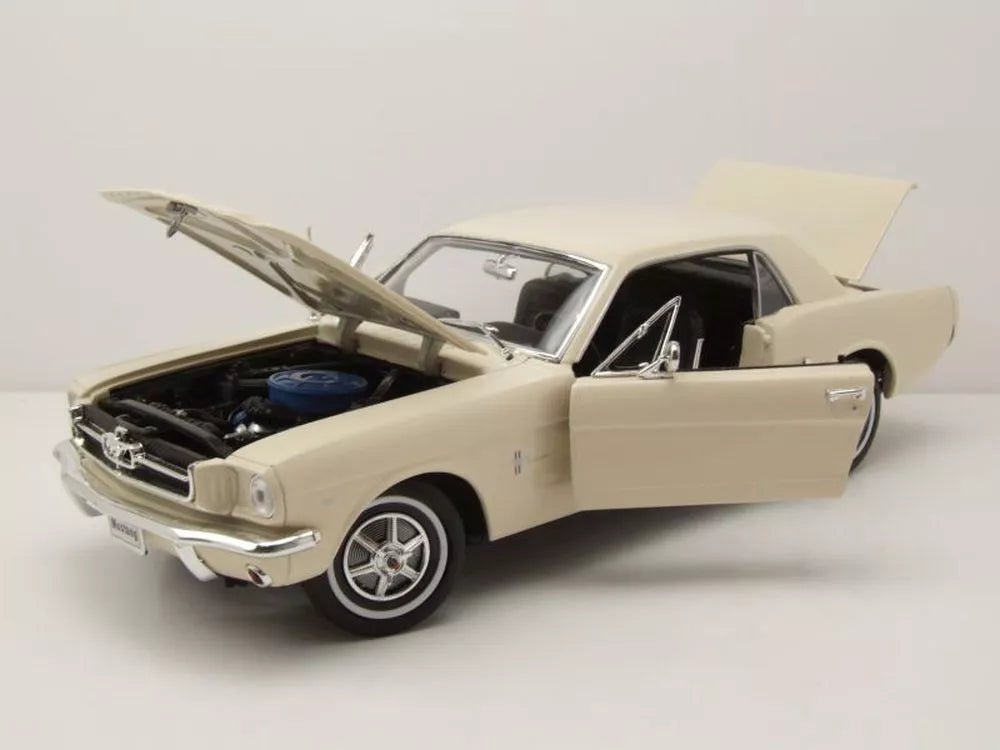 Welly Ford Mustang Coupe - White 1:18 Modell - Artexio