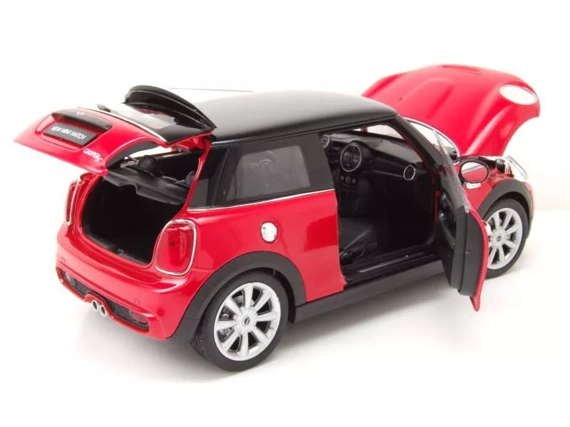 Welly Mini Cooper Hatch 2015 - Red 1:18 Modell - Artexio